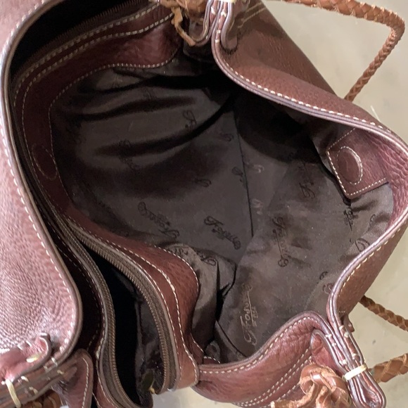 Fossil genuine leather hobo bag / purse - Picture 11 of 15